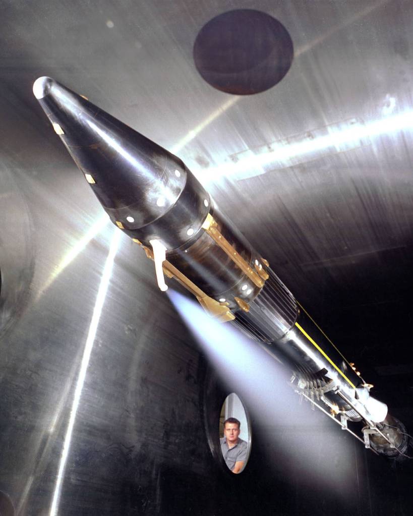 Centaur Rocket Model Takes Off