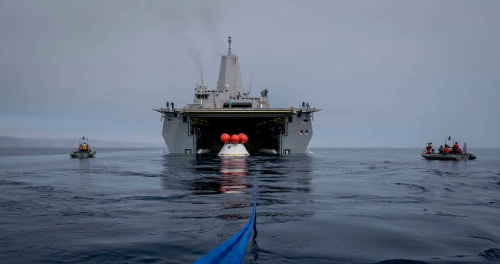 Underway Recovery Tests for NASA’s Orion Spacecraft