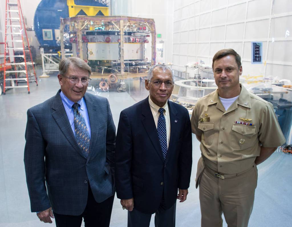 Administrator Bolden Visits Magnetospheric Multiscale Spacecraft Testing Site