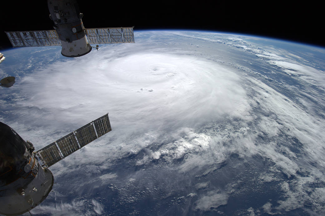 Hurricane Gonzalo Viewed From the International Space Station