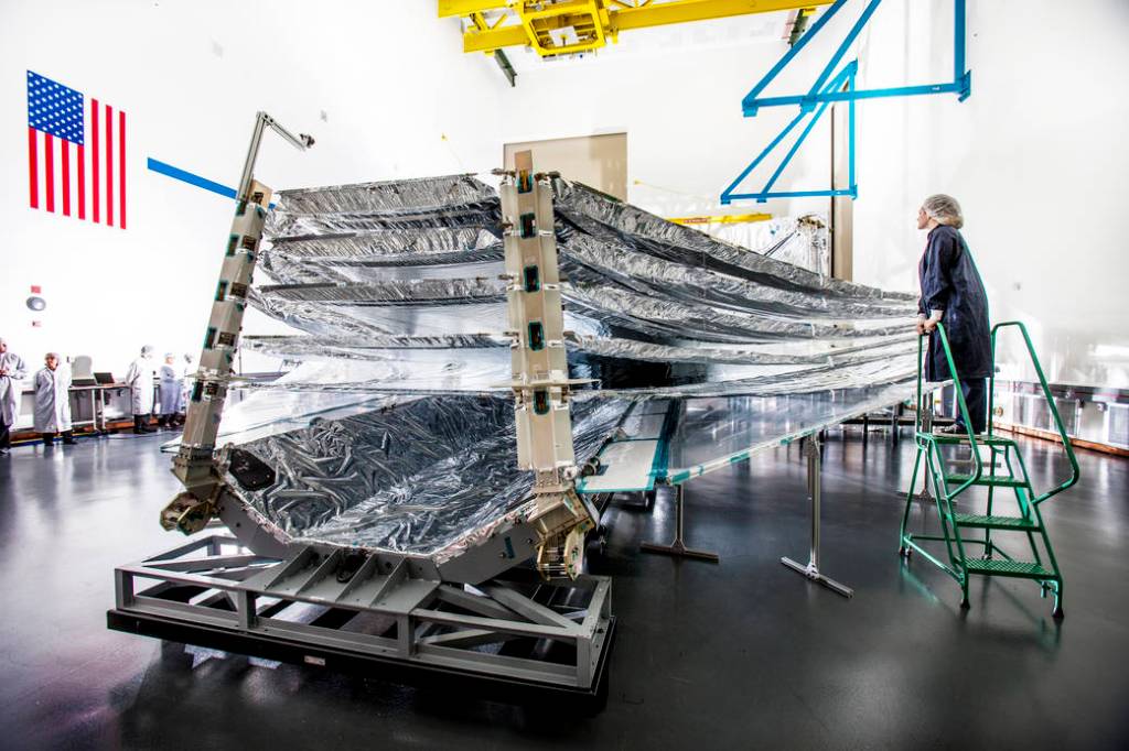 James Webb Space Telescope Sunshield Test Unfolds Seamlessly