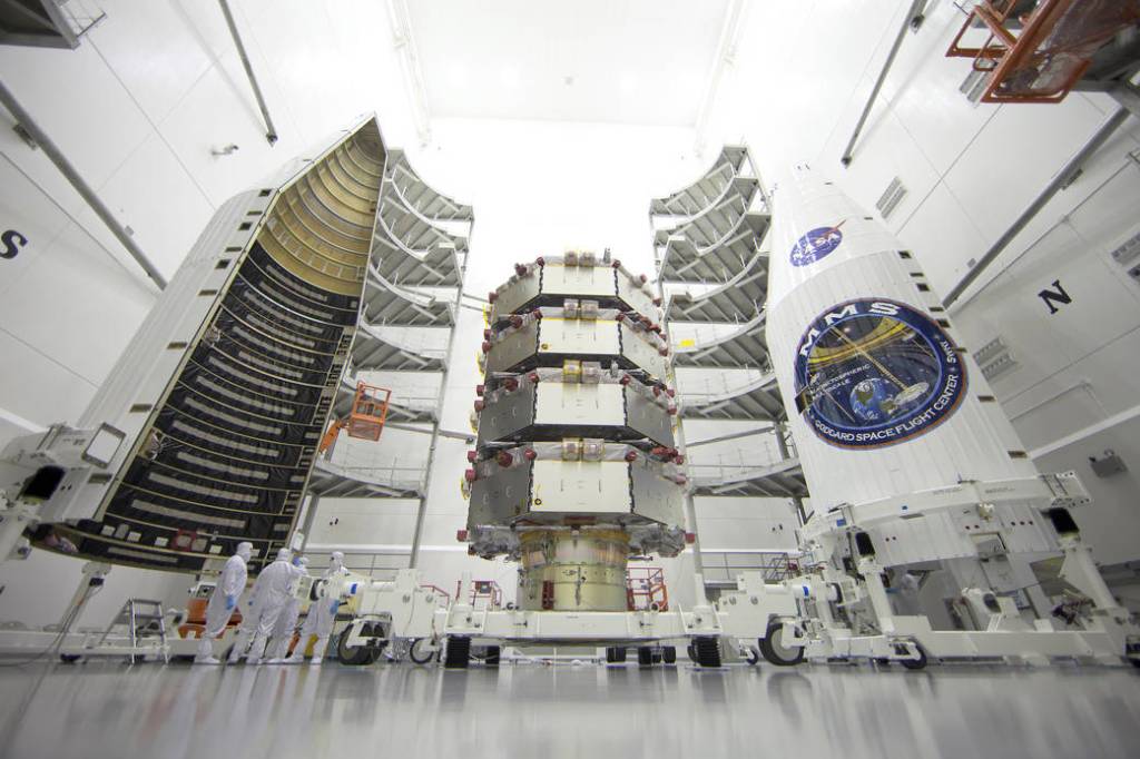 Magnetospheric Multiscale Observatories Processed for Launch