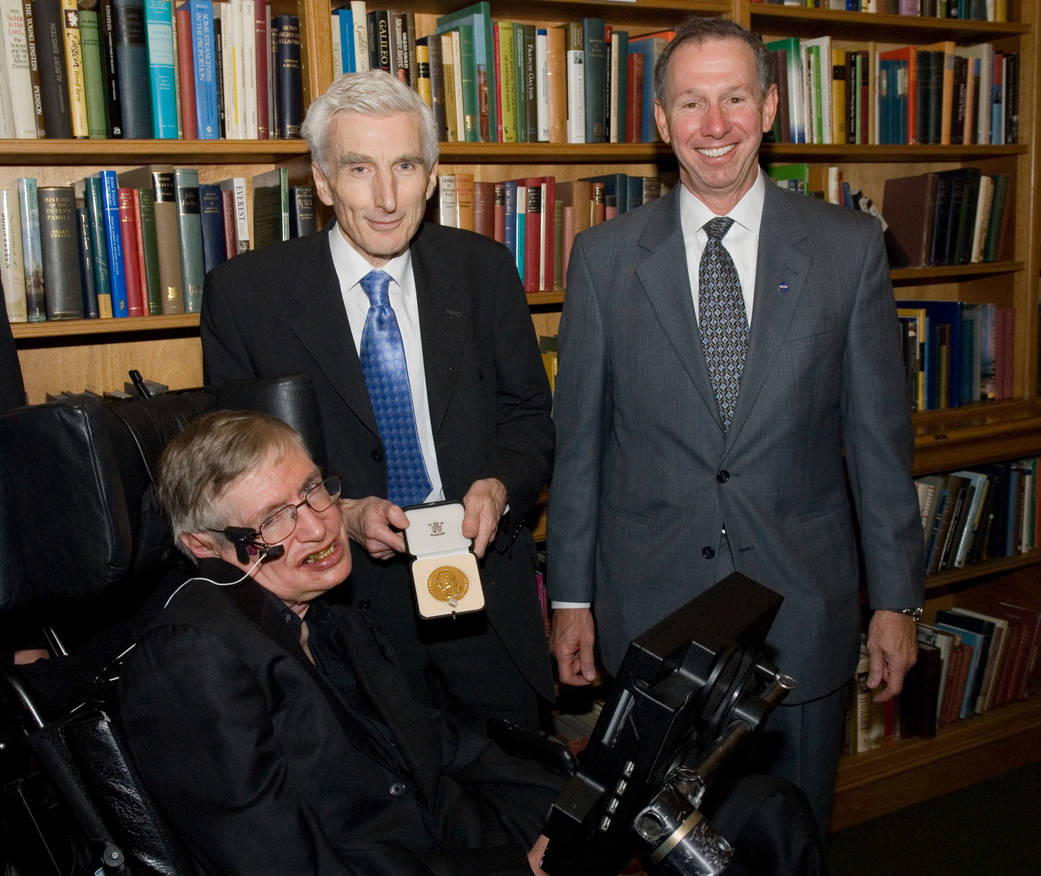 Stephen Hawking Receives Copley Medal