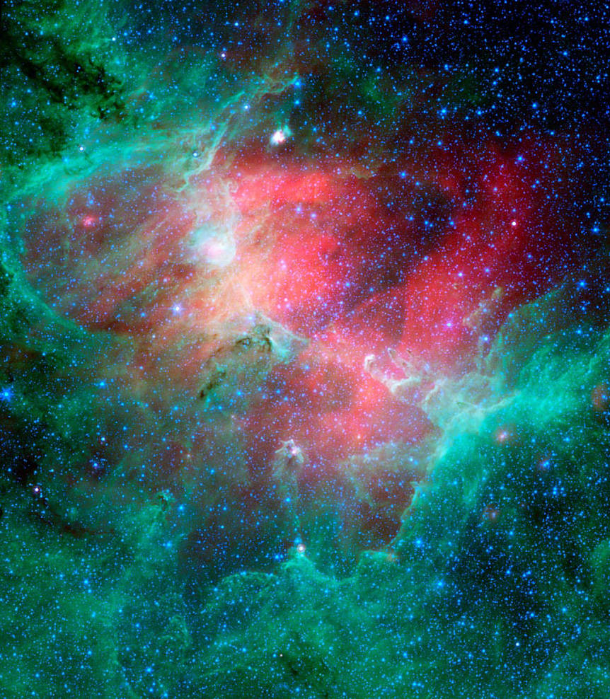 Cosmic Epic Unfolds in Infrared