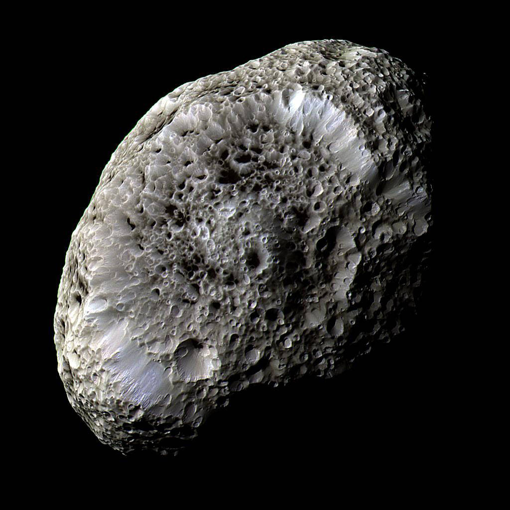 Saturn's Hyperion: A Moon With Odd Craters