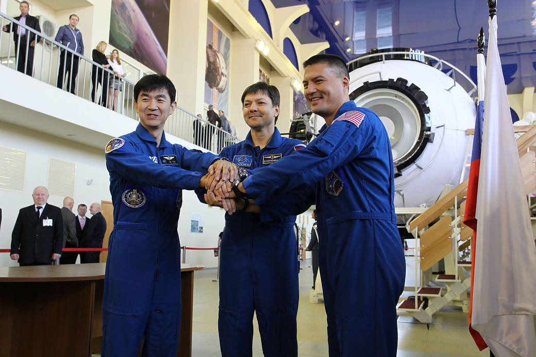 Preparing for Launch from the Baikonur Cosmodrome