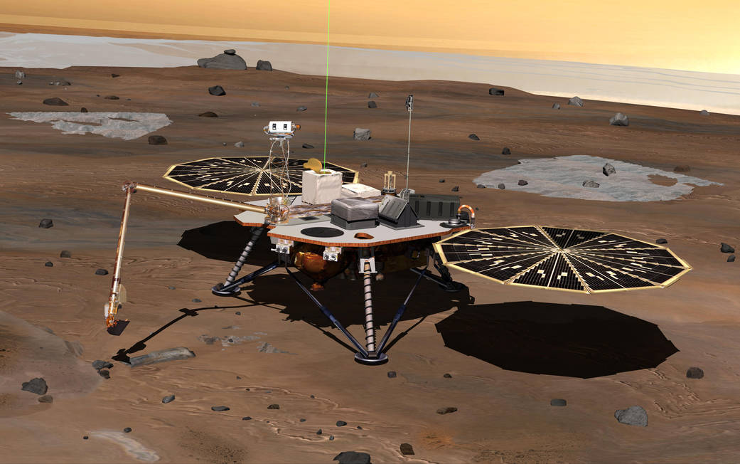 Phoenix Lander on Mars