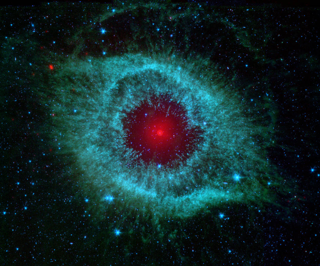 Dust and the Helix Nebula