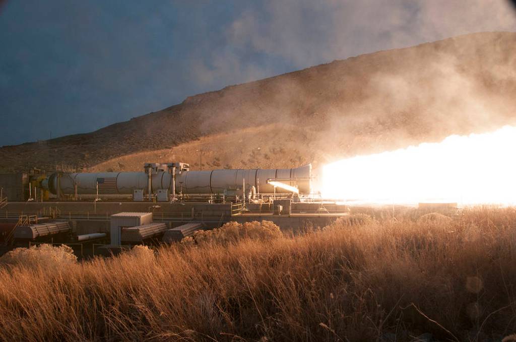 NASA’s Space Launch System Booster Passes Major Ground Test