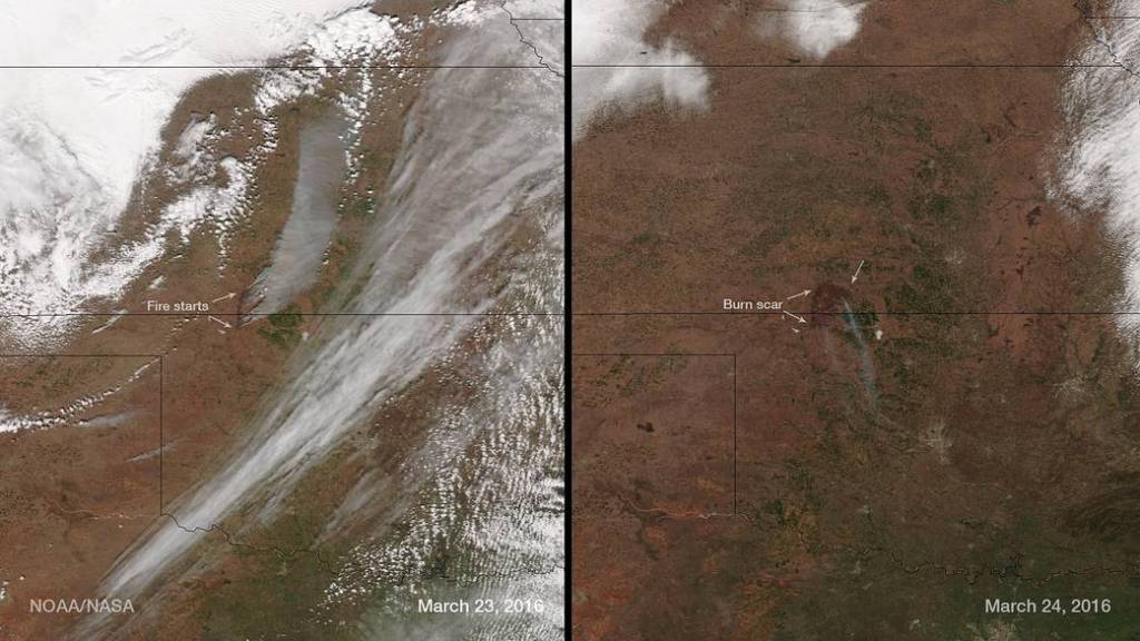 Low Humidity and High Winds Contribute to Fast Moving Wildfire