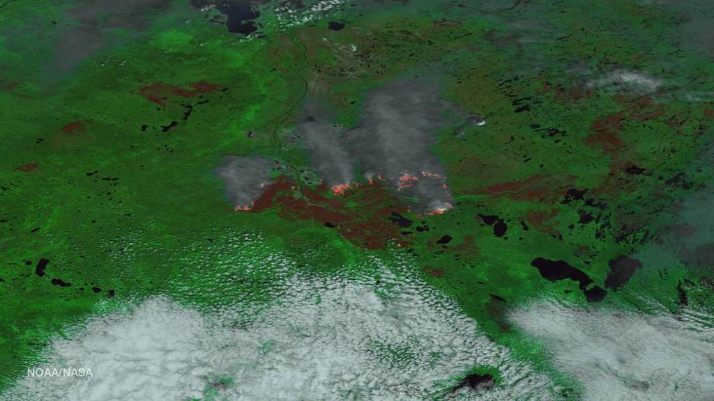 Clear Skies Give Way to Fort McMurray Blaze