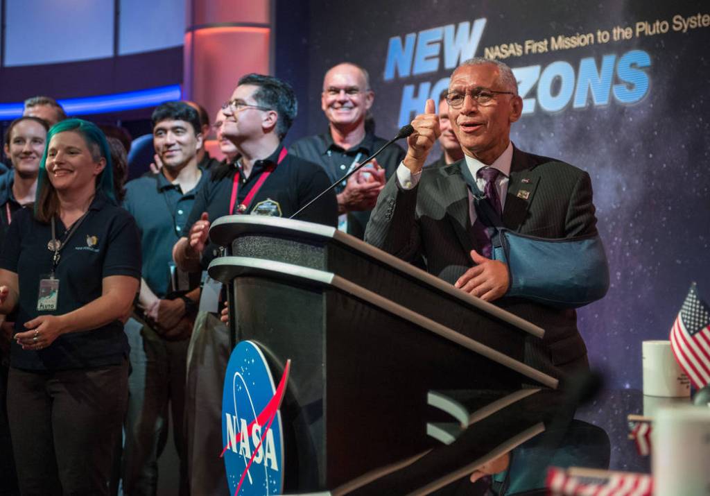 NASA Administrator Charles Bolden Congratulates New Horizons Team