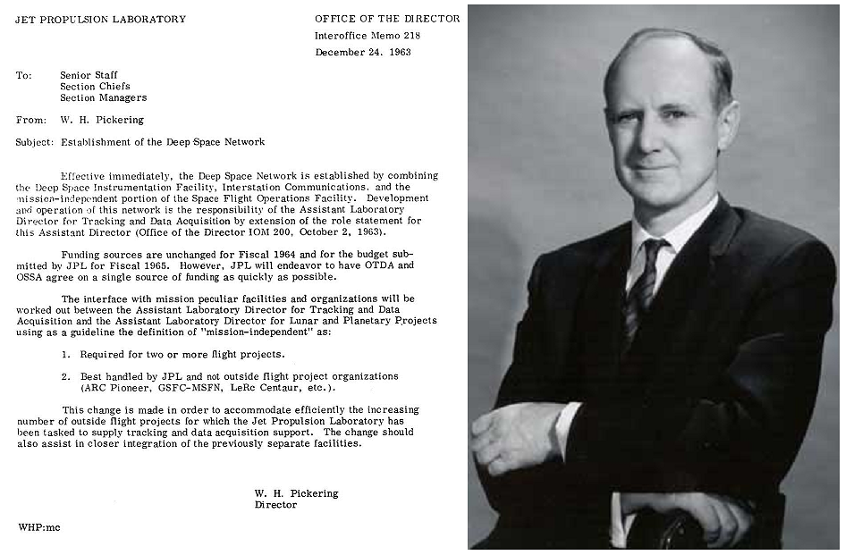 December 1963 - William H. Pickering