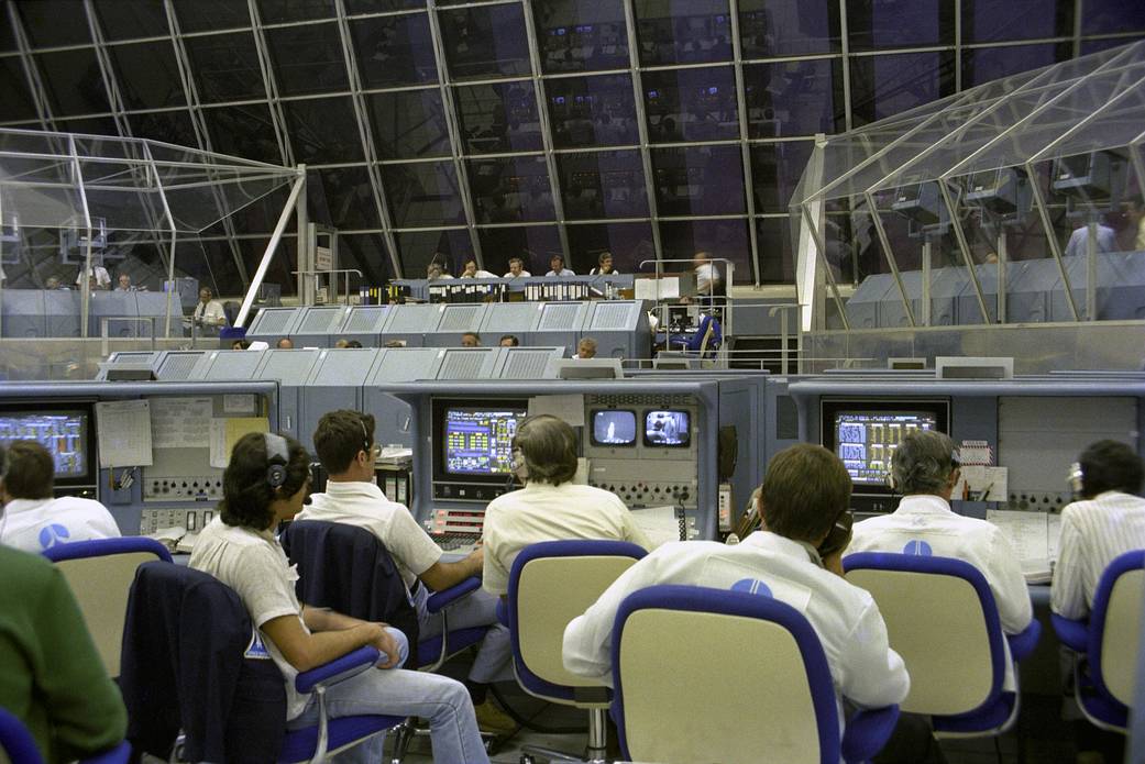 Launch Control Center during STS-1