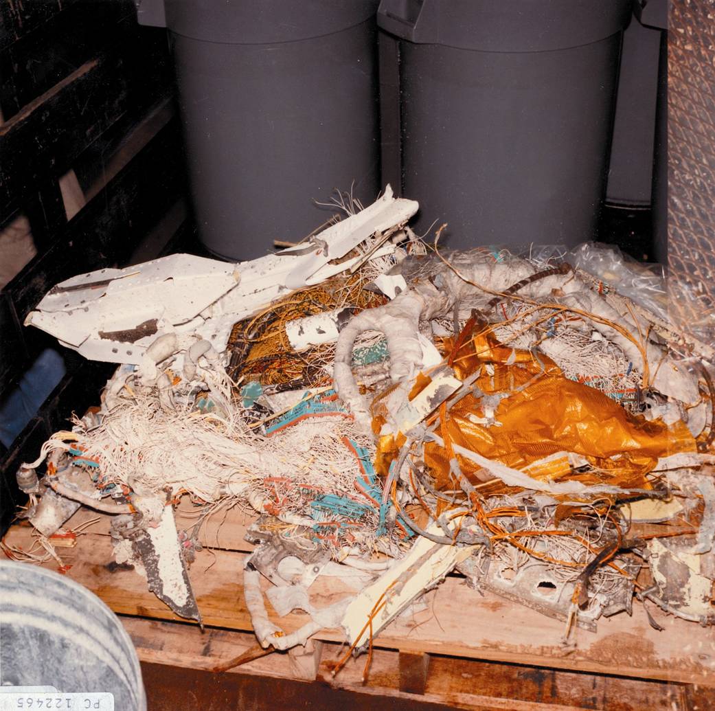 January 1986 TDRS 2B recovered wreckage