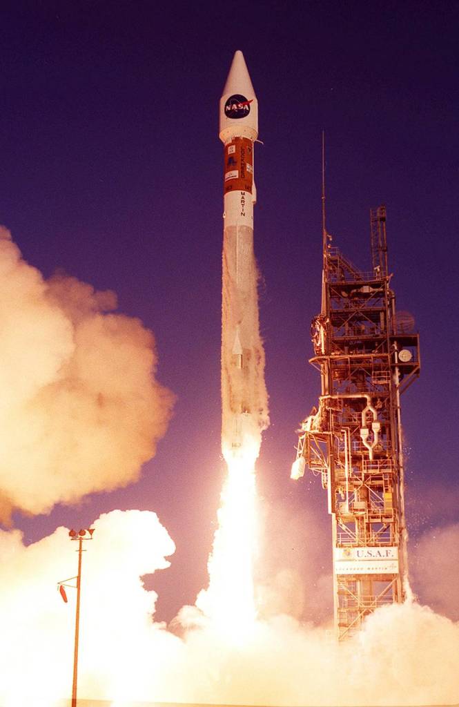 March 2002 – Tracking and Data Relay Satellite 9 (TDRS-9) Launched