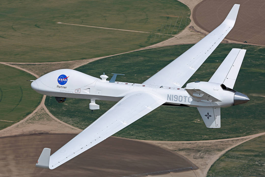 General Atomics Aeronautical Systems, Inc. flew its SkyGuardian on April 3, 2020.