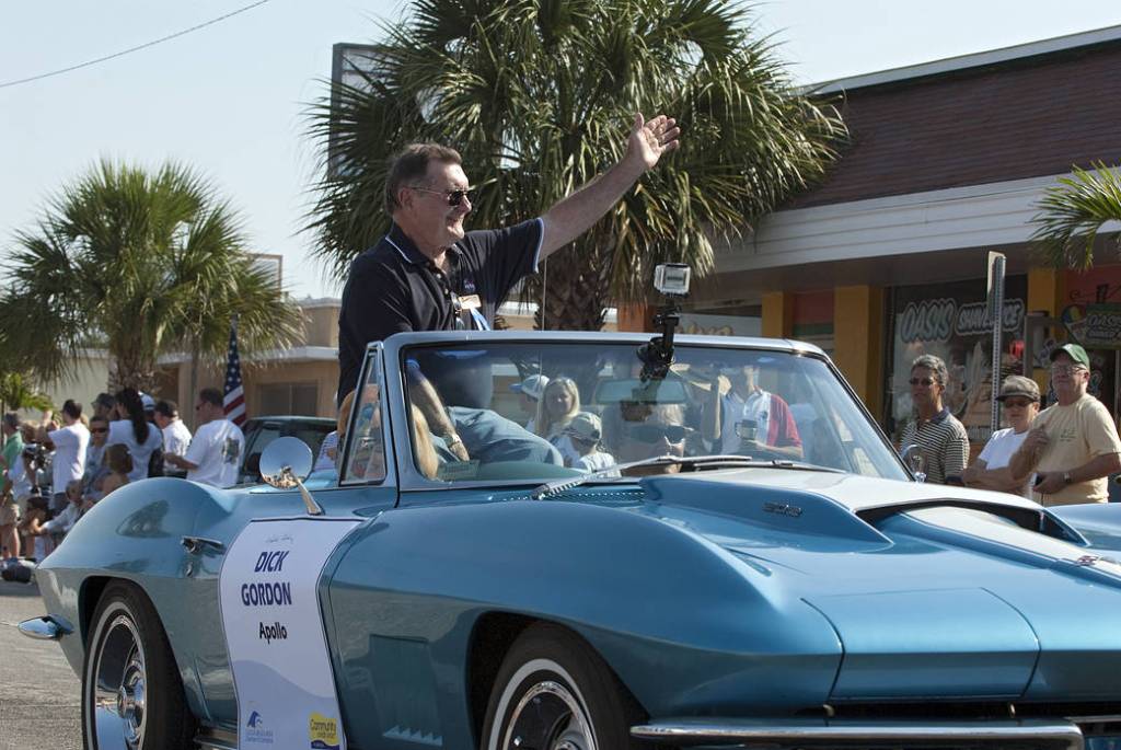 Dick Gordon at Parade in Cocoa Beach