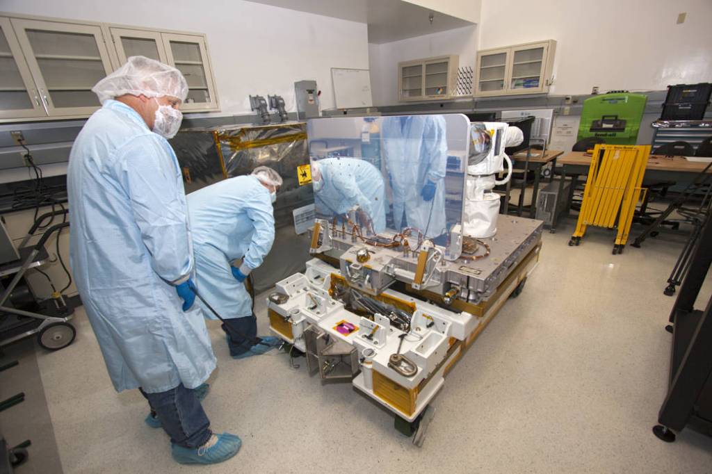 Prepping the OPALS SpaceX-3 Payload