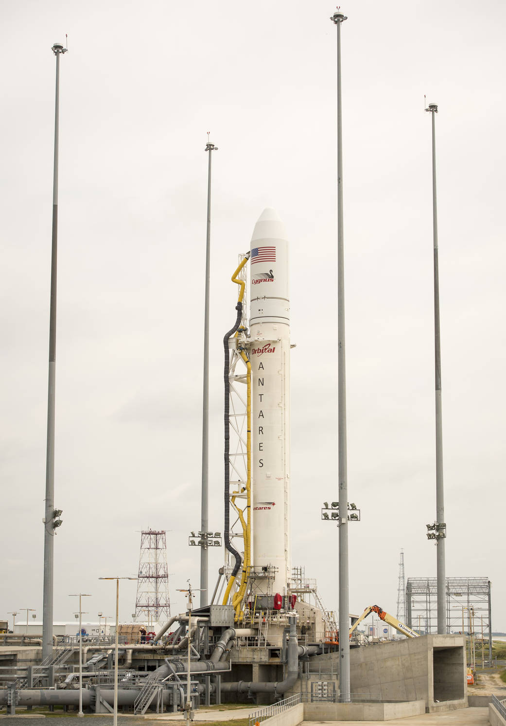 Antares on MARS Pad-0A at Wallops on 09.16.2013.