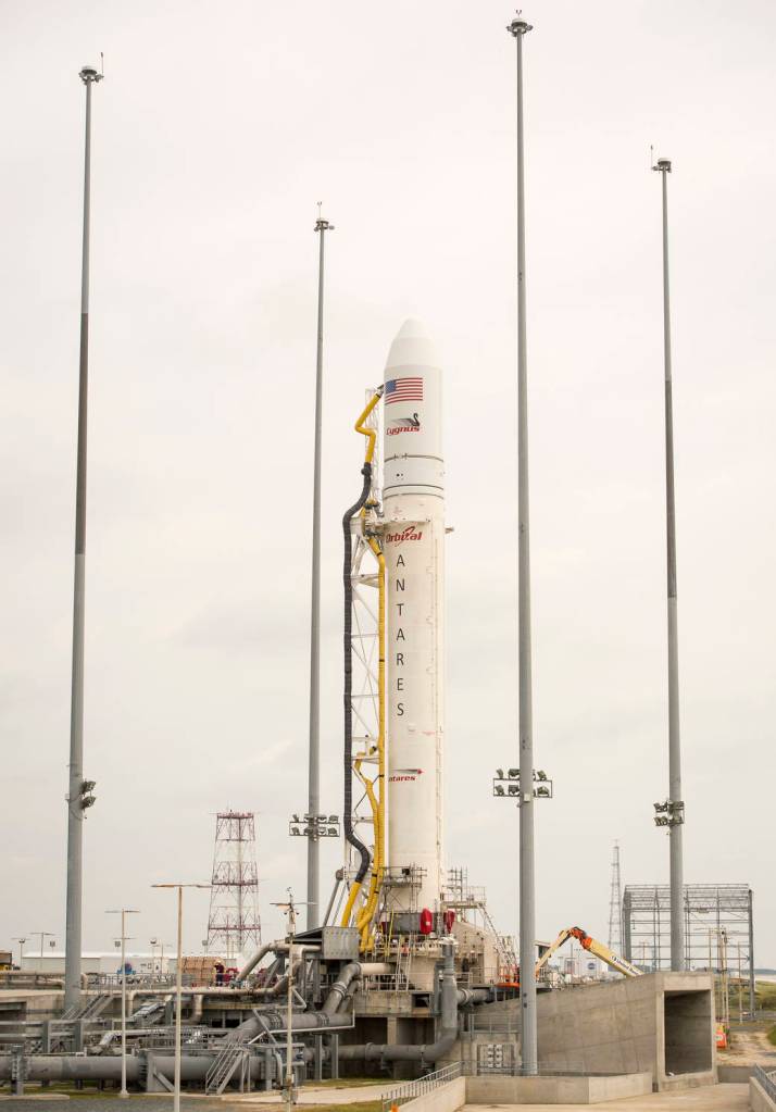 Antares on MARS Pad-0A on Sept. 16, 2013