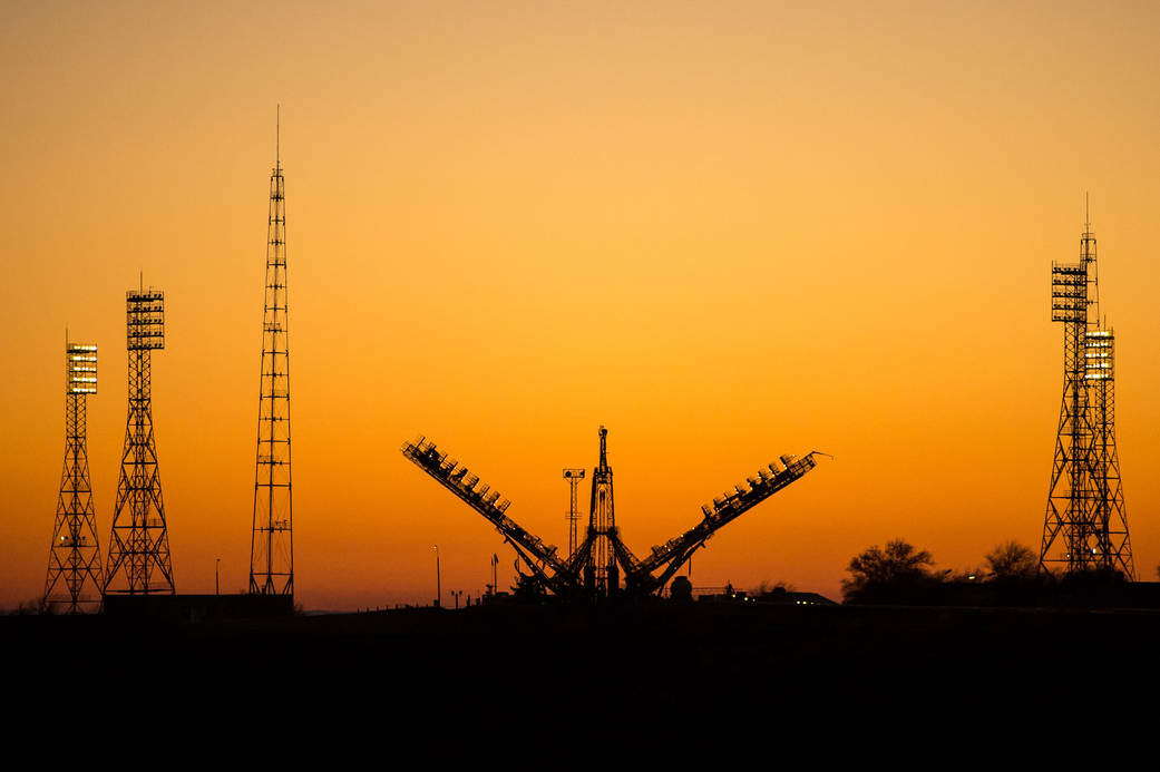 Soyuz Launch Pad at Baikonur Cosmodrome