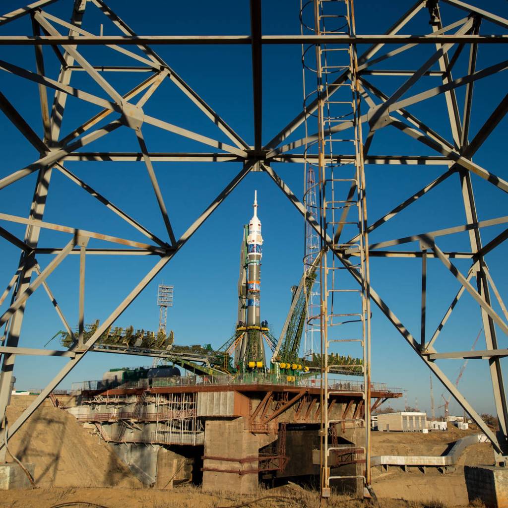 Expedition 38 Soyuz on Launch Pad