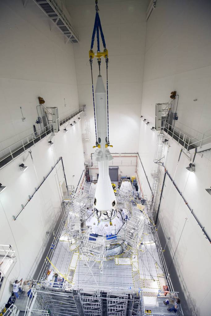 Launch Abort System Installed for Orion Flight Test
