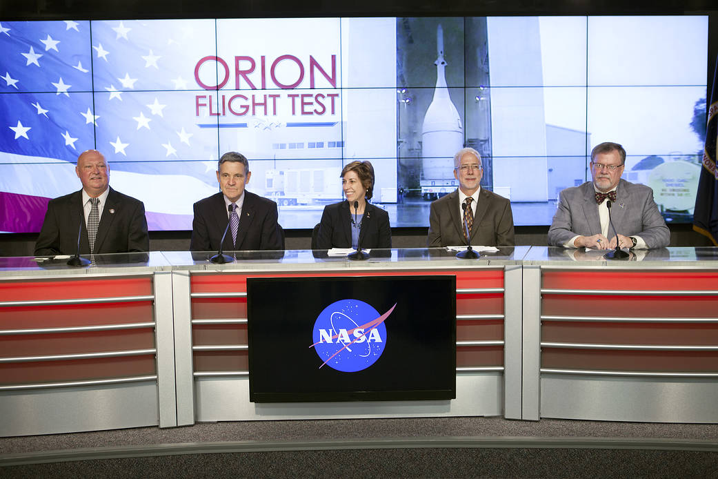 NASA Leaders Discuss Orion Rollout
