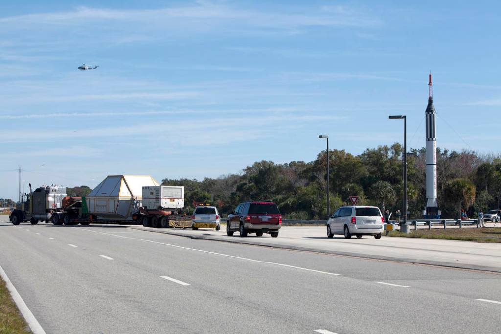 Orion Arrives Back at Kennedy Space Center