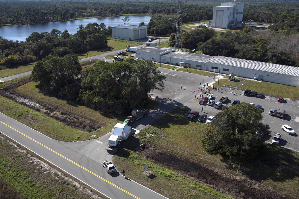 Orion Arrives at Multi-Operations Support Facility
