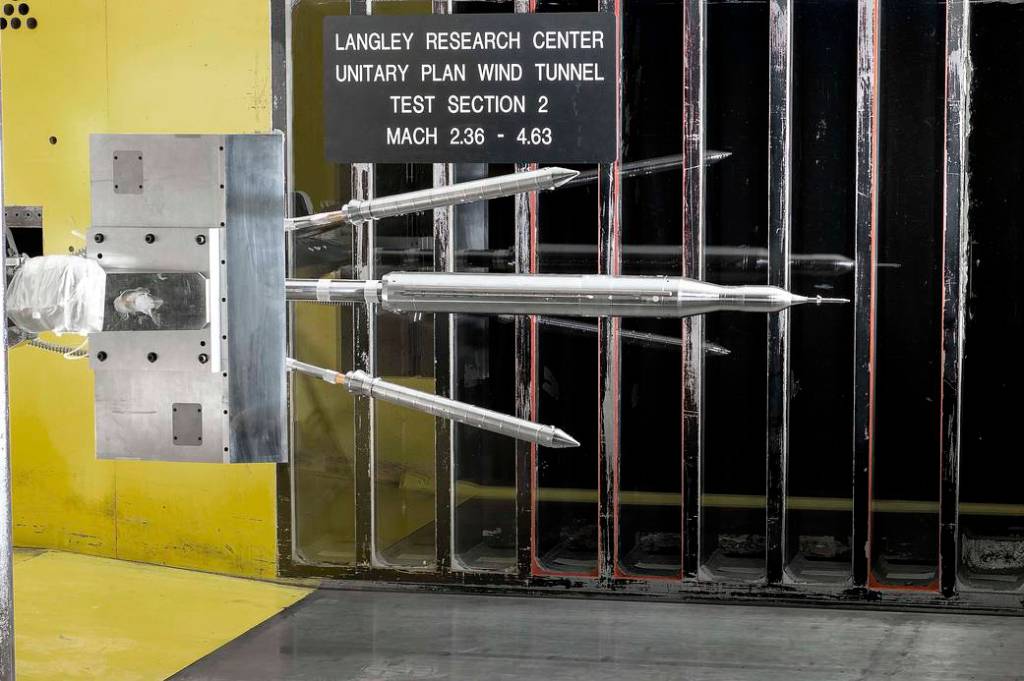 Space Launch System booster separation testing.