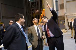 NASA Administrator Charles Bolden Tours Michoud