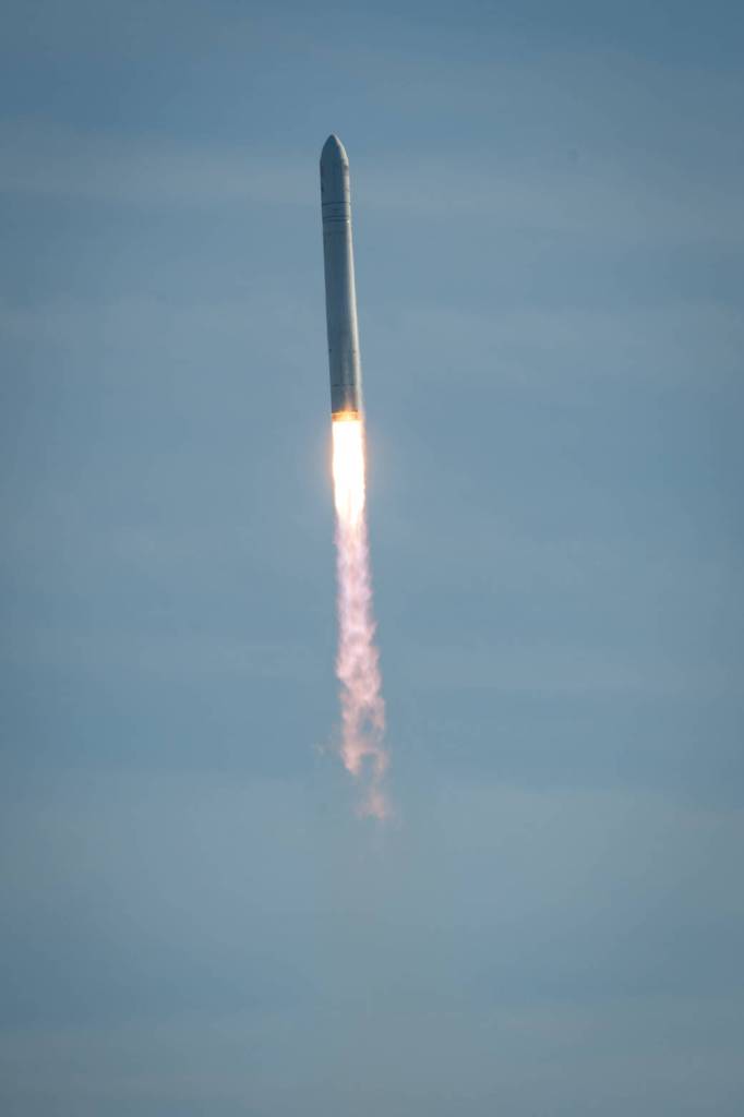 Antares Launches Carrying the Cygnus Spacecraft
