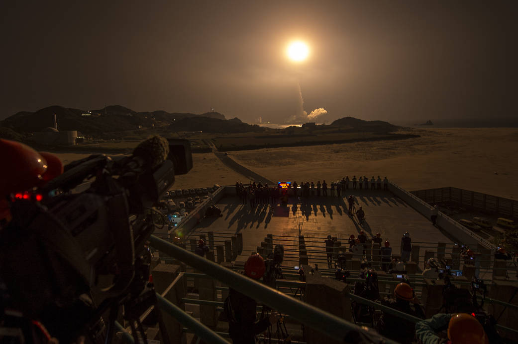 A Japanese H-IIA rocket with the NASA-Japan Aerospace Exploration Agency (JAXA), Global Precipitation Measurement (GPM) Core Obs