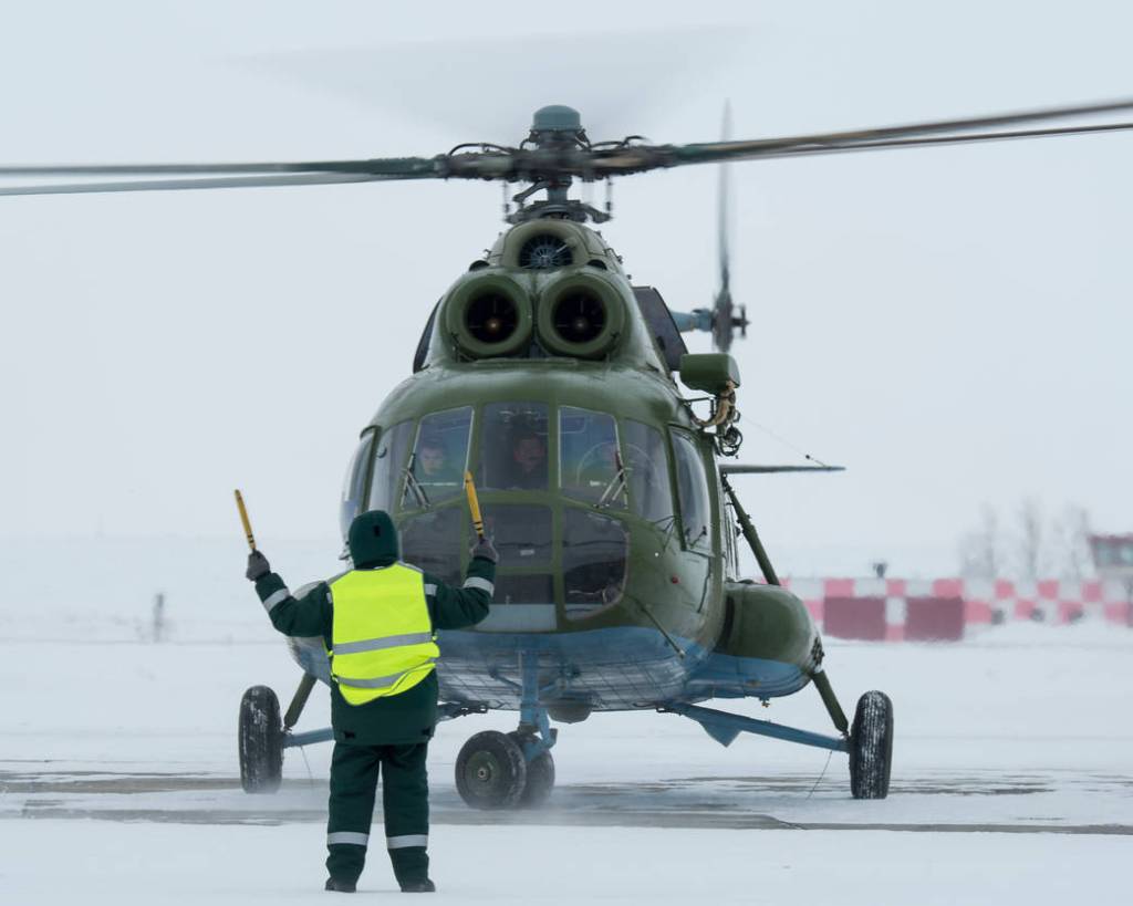 Weather Forces Helicopter Fleet to Turn Around