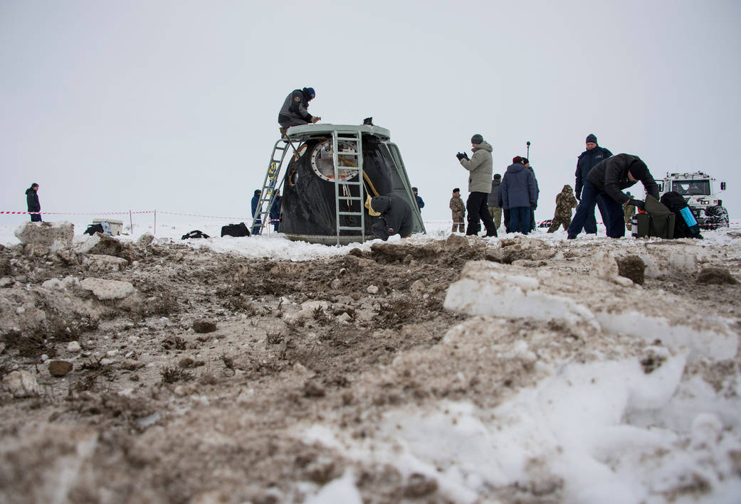 Soyuz TMA-10M After Landing