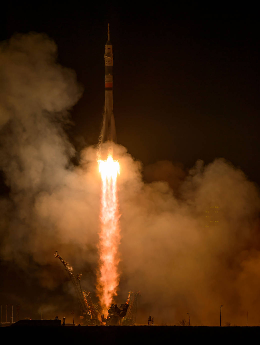 Soyuz TMA-12M Rocket Launches from Baikonur Cosmodrome