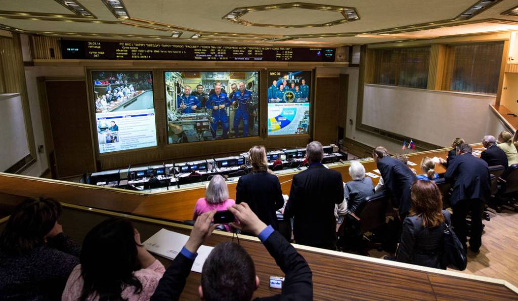Mission Control Center in Korolev, Russia