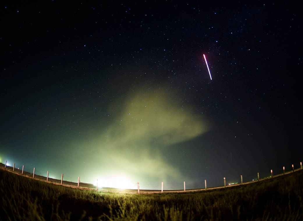 30-Second Exposure of Soyuz TMA-13M Launch