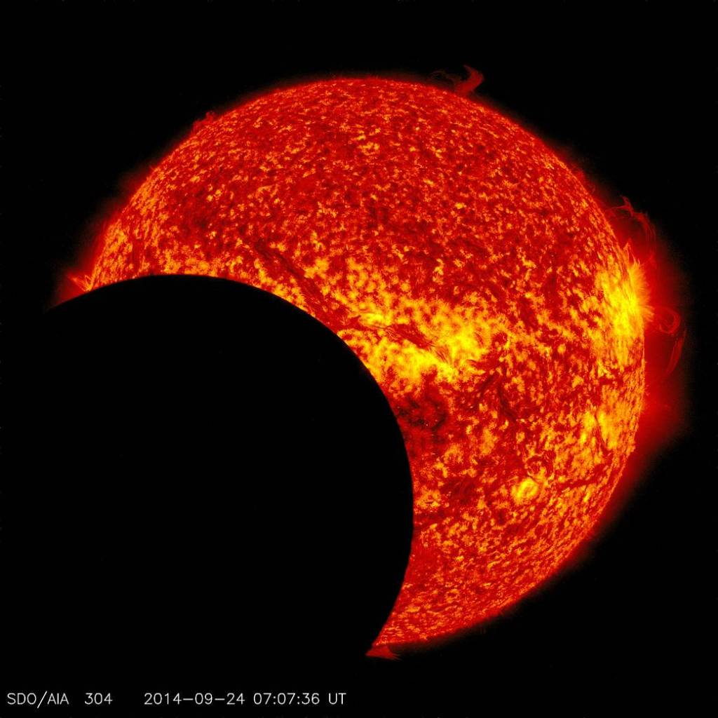Autumnal Lunar Transit for SDO on Sept. 24, 2014