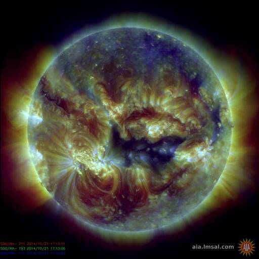 Ring Around the Coronal Hole