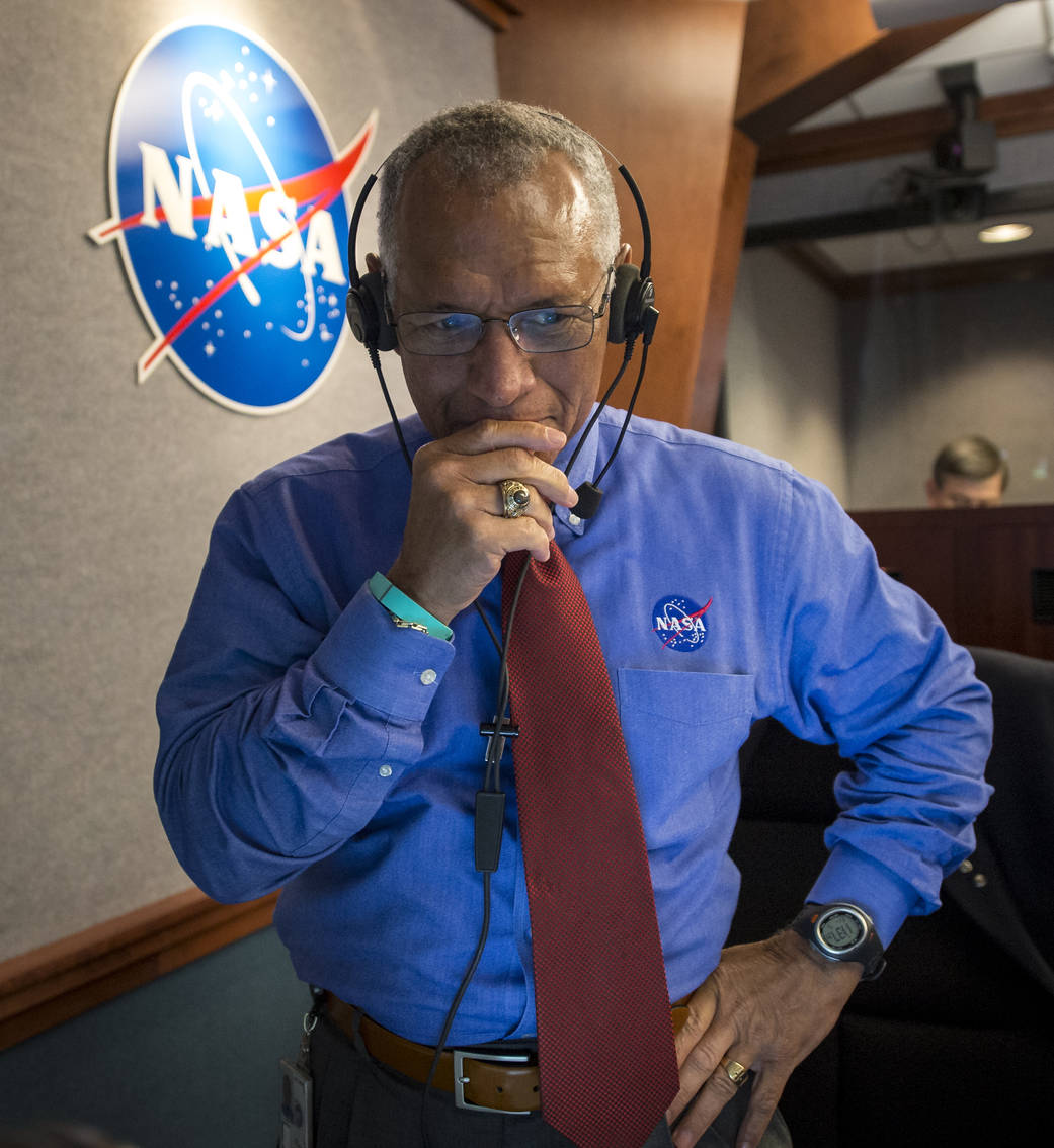 NASA Administrator Charles Bolden during Orion launch