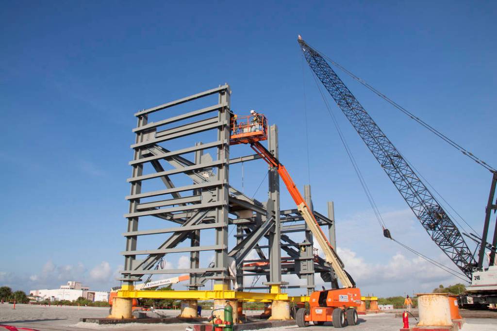 Crew Access Tower Tiers Construction