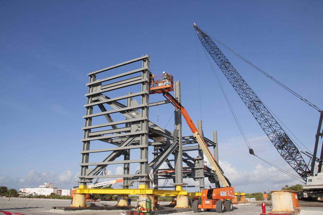 Crew Access Tower Construction