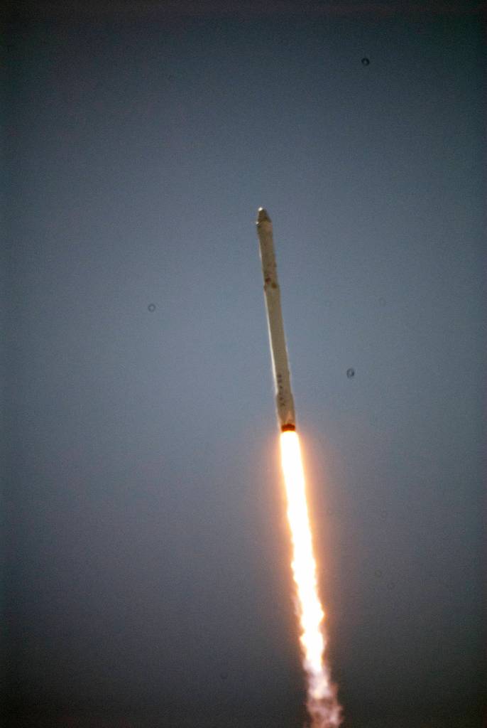 Falcon 9 Lifts Off