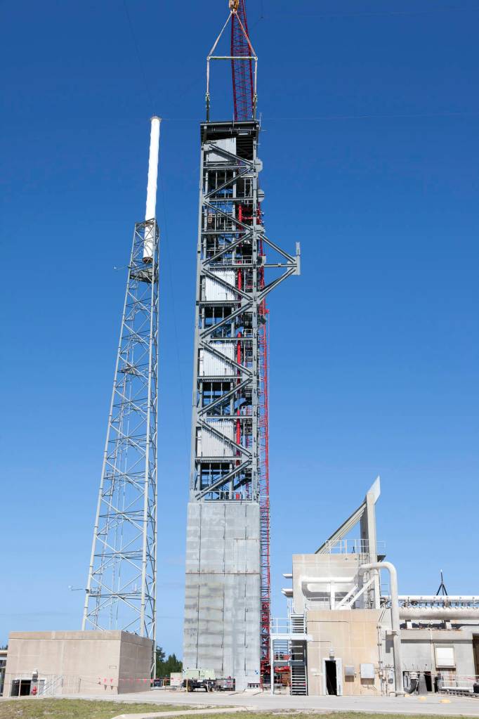 Crew Access Tower Topped