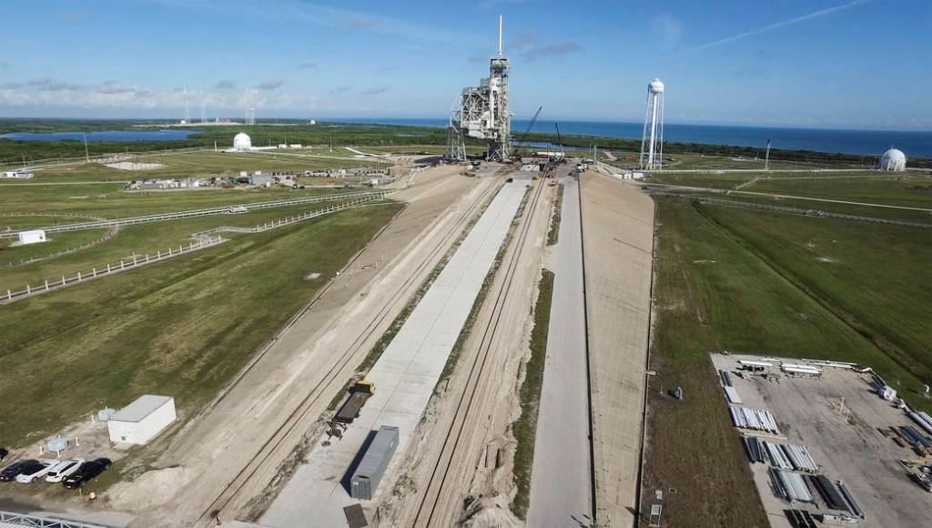 Launch Pad 39A Mods Underway by SpaceX