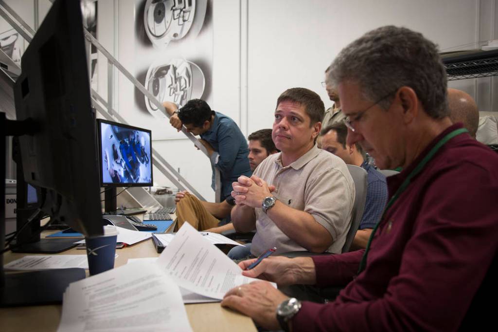 Astronauts Behnken and Good at SpaceX
