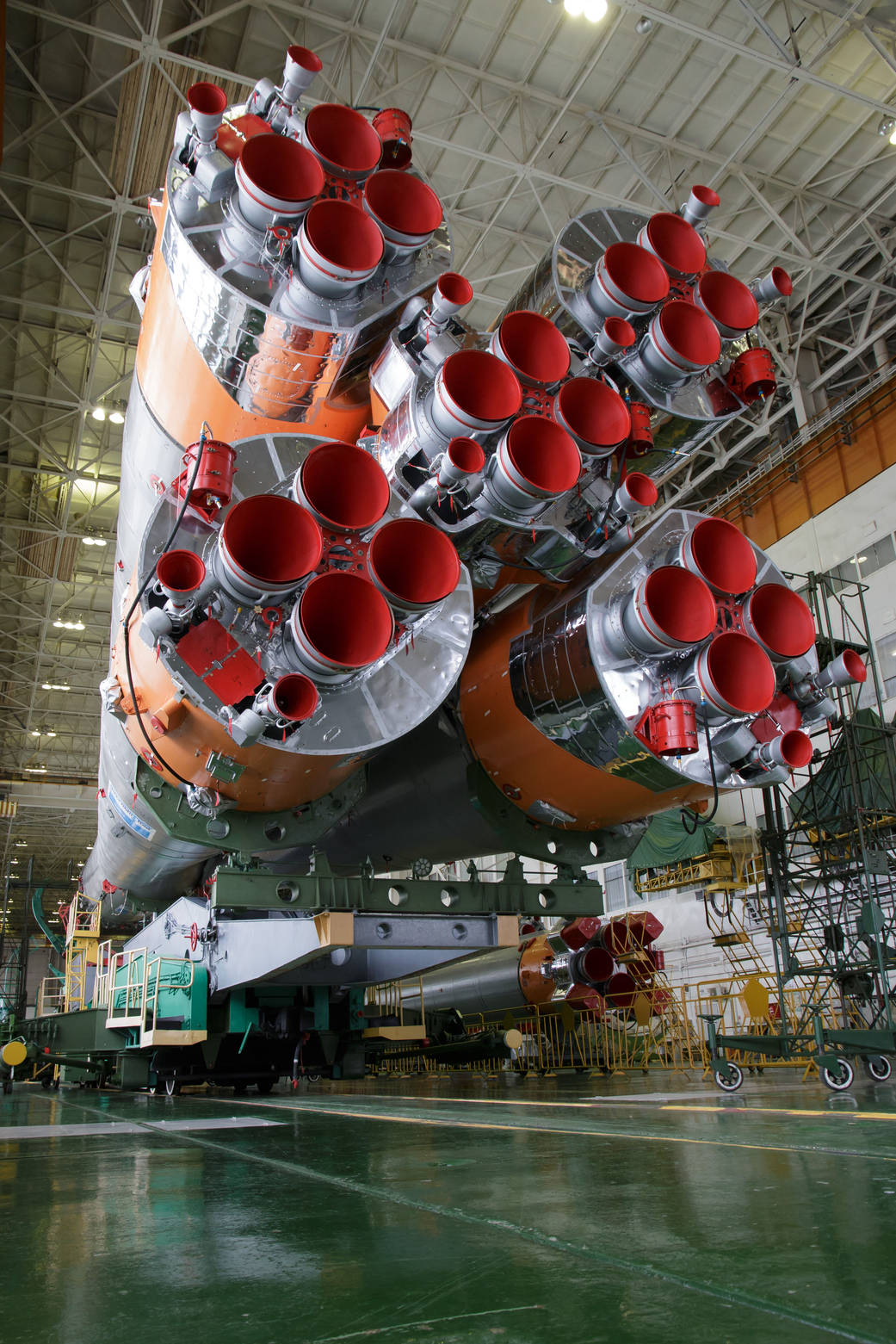 The Soyuz rocket and Soyuz TMA-16M Spacecraft